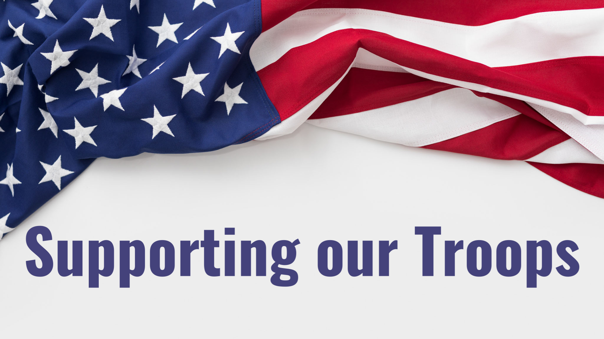 Supporting our Troops – Epiphany Lutheran Church & School